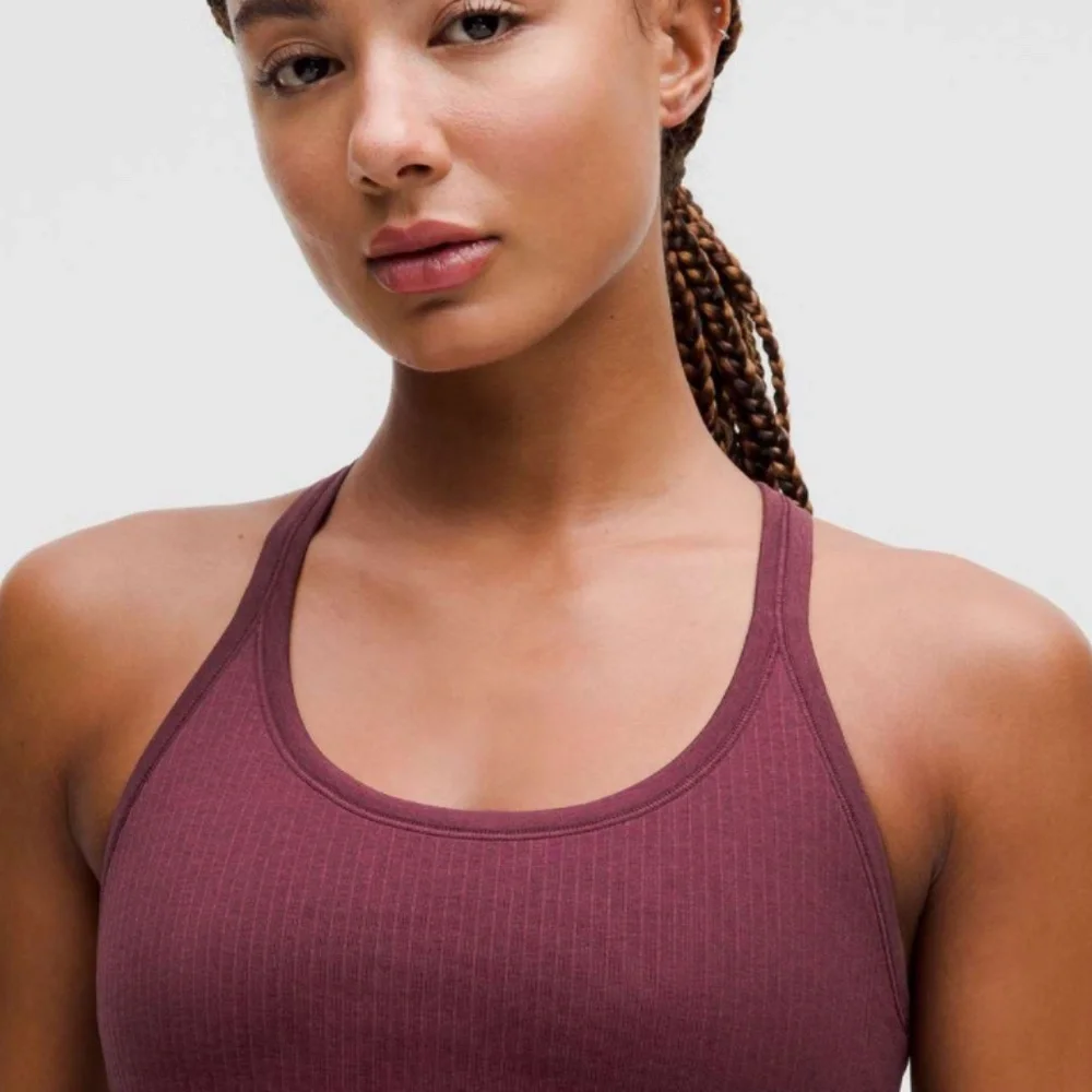 ❤️ Lululemon Ebb to Street Tank Top | Garnet | 12 ❤️ - Picture 2 of 9